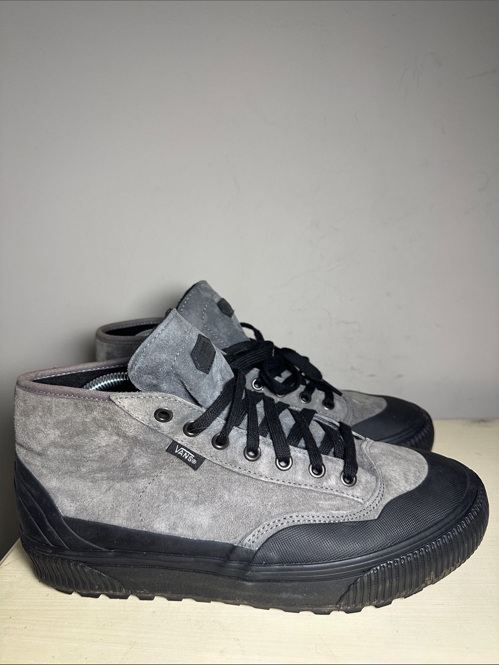 Vans suede gray with black grunge MTE ultra Cush winter boots